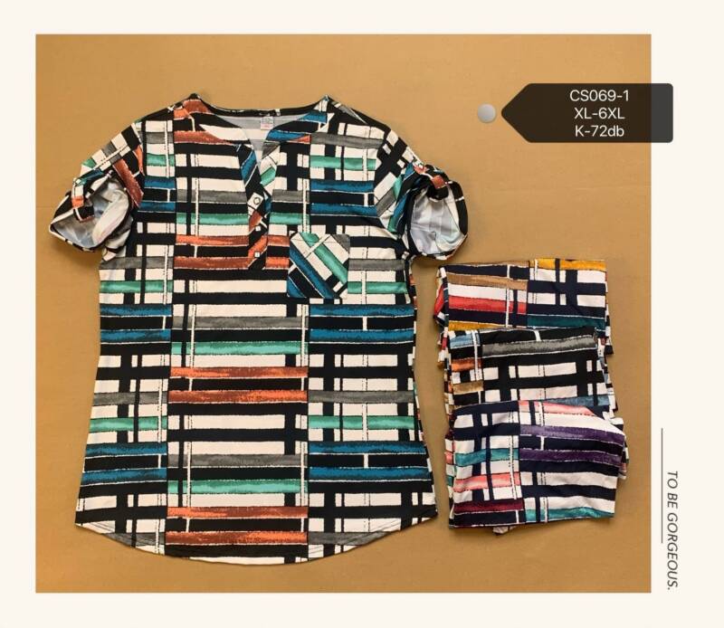 Bluzki damskie Roz XL-6XL, Mix Kolor Paczka 12 szt